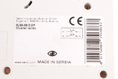 CLS6-C6/2-DP EATON 270383 AUTOMATINIS JUNGIKLIS