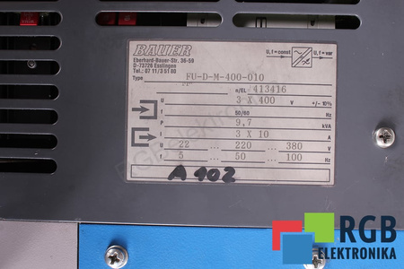 FU-D-M-400-010 BAUER