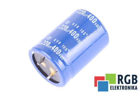 KONDENSATORIUS 220UF 400V HITACHI HVR