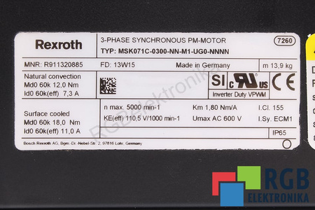 MSK071C-0300-NN-M1-UG0-NNNN BOSCH REXROTH