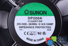 DP200A2123XST SUNON DP200A DP200A2123XST.GN 120X120X38MM, 230V VENTILIATORIUS