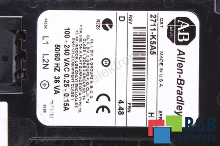 2711-K5A5 ALLEN BRADLEY SER.H REV.D