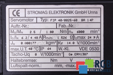 FIP40/0025-60BA14P STROMAG