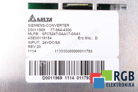 6FC5247-0AA17-0AA1 SIEMENS
