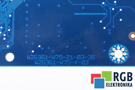 W26361-W75-Z4-03-36 SIEMENS W26361-W75-X-03 00154293014320075 24973893 PLOKŠTĖ