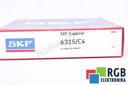 6315/C4 SKF 9000RPM, 5600RPM, 75X160X37 119KN, 76.5KN GUOLIS