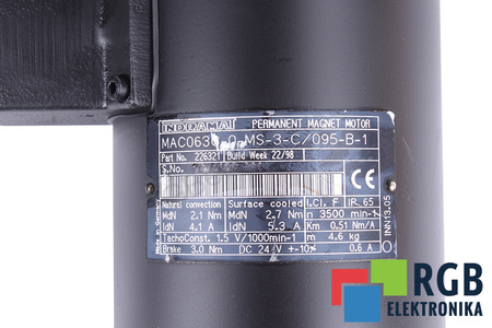 MAC063C-0-MS-3-C/095-B-1 INDRAMAT R911226321