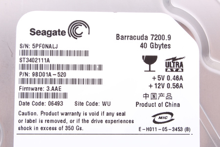 ST3402111A SEAGATE BARRACUDA