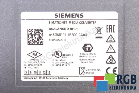 6GK5101-1BB00-2AA3 SIEMENS SCALANCE X101-1  SIMATIC NET MEDIA CONVERTER