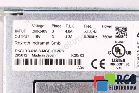 DKC10.3-018-3-MGP-01VRS BOSCH REXROTH