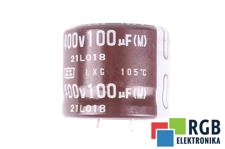 KONDENSATORIUS 21L018 NIPPON 100UF, 400V