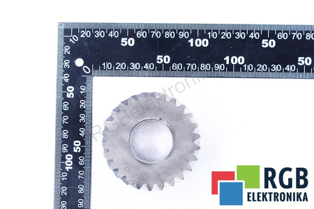 ĮSTRIŽŲ DANTŲ KRUMPLIARATIS 65X57MM DIRŽAS 36MM VELENAS 28MM RAKTASĖS LIZDAS 6X2MM Z=26