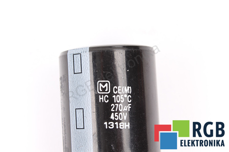 KONDENSATORIUS 270UF 450V MATSUSHITA KONDENSATORIUS