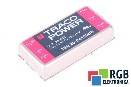 TEN20-2412WIN TRACO POWER SROVĖS TRANSFORMATORIUS
