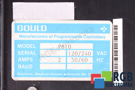 P810 GOULD MODICON
