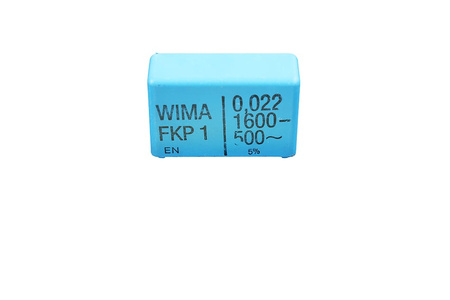 KONDENSATORIUS 0.022UF FKP1 WIMA 1600VDC/500VAC