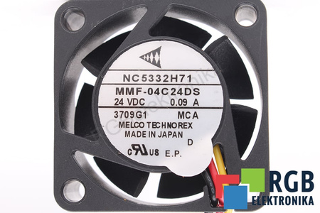 MMF-04C24DS MELCO TECHNOREX NC5332H71 40X40X15MM, 24V, 0.09A VENTILIATORIUS