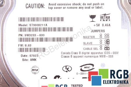 ST9808211A SEAGATE MOMENTUS 5400.2 80GB