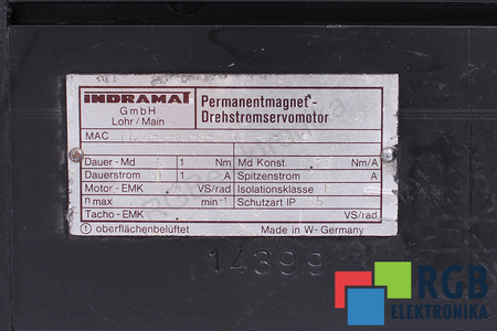 MAC112D-0-FD-3-C/130-A-0/S05 INDRAMAT