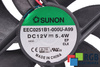 EEC0251B1-000U-A99 SUNON 120X120X25MM, 12V VENTILIATORIUS