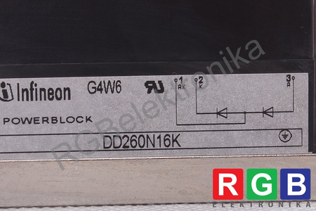 DD260N16K INFINEON POWERBLOCK 260A, 1600V