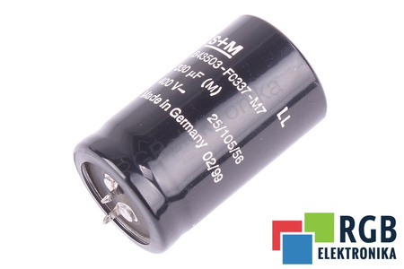 KONDENSATORIUS B43503-F0337-M7 S+M 330UF, 400V