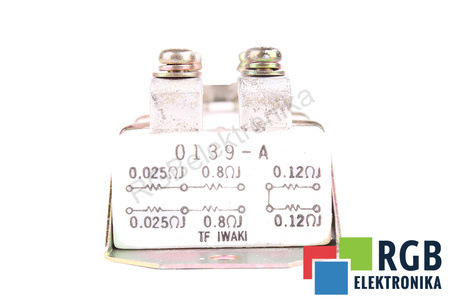 ATSPARUMAS 0139-A IWAKI 0.025OHM 0.8OHM 0.12OHM ATSPARUMAS