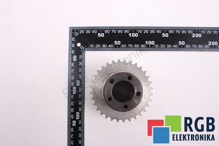 DANTYTASIS SKRIEMULYS 80X73MM DIRŽAS 55MM VELENAS 24MM Z=32