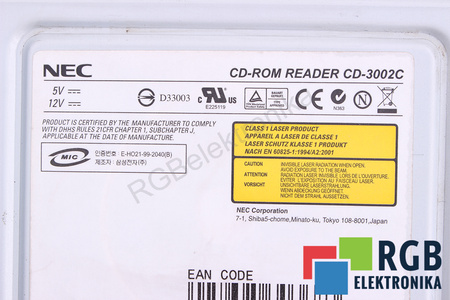 CD-3002C NEC CD-ROM DISKAS