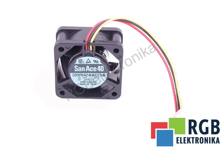 A90L-0001-0385#A FANUC 109P0424H6D19 40X40X20MM, 24V VENTILIATORIUS