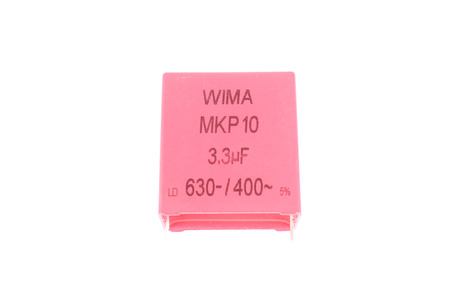 KONDENSATORIUS MKP1J043307H00JSSD WIMA MKP10 3.3UF 630/400V KONDENSATORIUS