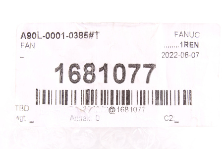 A90L-0001-0385#T FANUC 109P0424H6D17 40X40X20MM, 24V VENTILIATORIUS