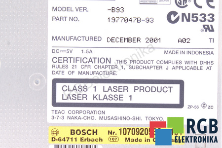 1977047B-93 TEAC 1070920530-101