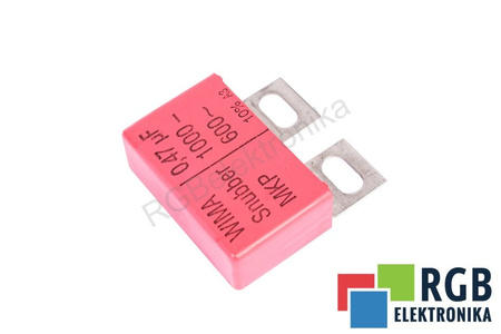 KONDENSATORIUS 0.47UF 1000VDC 600VAC WIMA