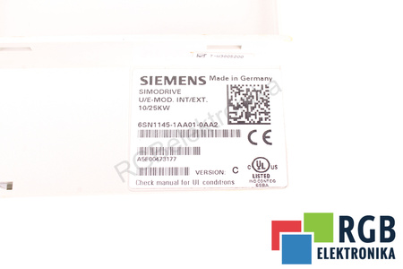 6SN1145-1AA01-0AA2 SIEMENS DĖŽUTĖS PRIEKIS