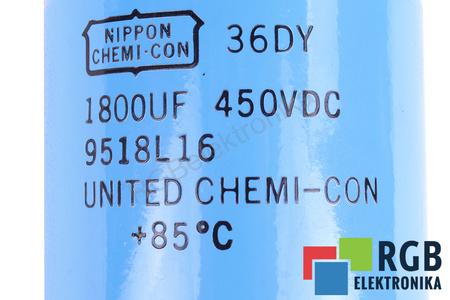 KONDENSATORIUS 1800UF 450VDC NIPPON 1800UF, 450V KONDENSATORIUS