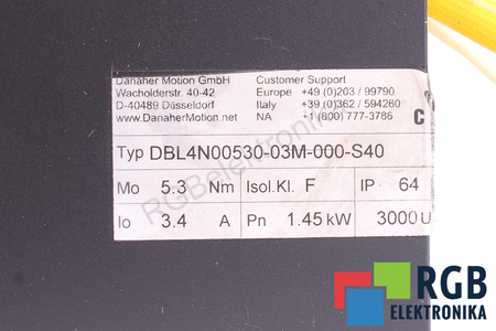DBL4N00530-03M-000-S40 DANAHER MOTION STATORIAUS