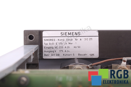 GCO-E175/24 SIEMENS SIMOREG GC0-E175/24
