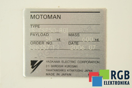 YR-CSP50-B01 YASKAWA MOTOMAN