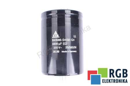 KONDENSATORIUS B43586-S4338-Q4 S+M 3300UF, 350V