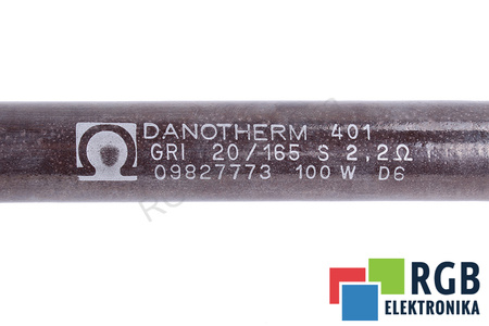 ATSPARUMAS GRI20/165S DANOTHERM 2.2 OHM 2.2OHM, 100W ATSPARUMAS