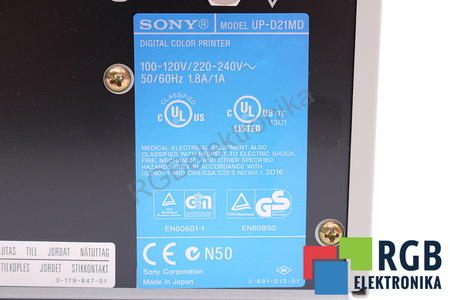 UP-D21MD SONY DIGITAL COLOR PRINTER USB