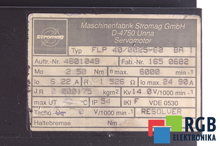 FLP40/0025-60BA1 STROMAG STATORIAUS