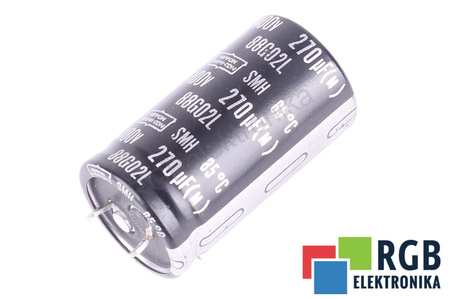 KONDENSATORIUS 88G02L NIPPON 270UF, 400V