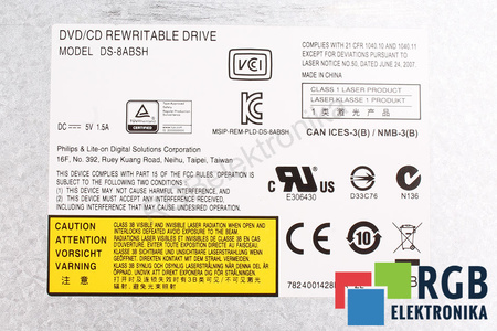 DS-8ABSH LITE-ON DVD / CD ROM