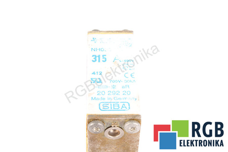 NH00 SIBA 2029220 ULTRA RAPID 690V, 315A