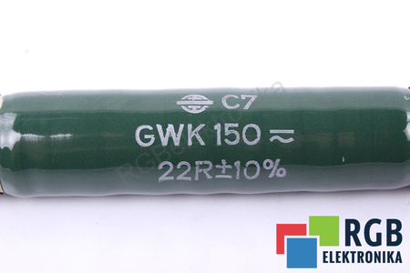 ATSPARUMAS GWK150 VISHAY 22R 22 OHM ATSPARUMAS