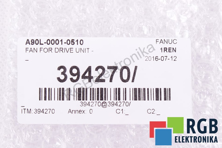 A90L-0001-0510 FANUC 04020VA-24M-CL 40X40X20MM, 24V VENTILIATORIUS