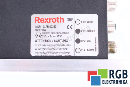 3375000250 REXROTH DDL PROFIBUS DP