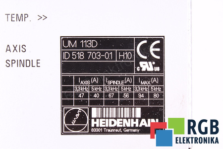 UM113D HEIDENHAIN KORPUSAS